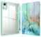 FINTIE Custodia Compatibile con Lenovo Tab M11 (TB330) 11 Pollici 2024 Tablet - [S Pen Holder] Sottile Leggero Trasparente Cover Posteriore con Bordo in TPU Morbido, Emerald Marble