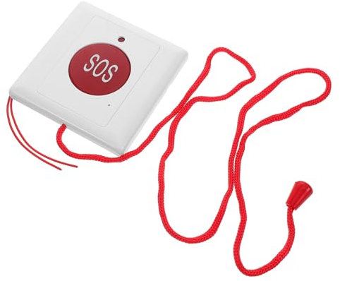 Abaodam Notruftaste Für Senioren Und Kinder Tragbarer Hilfeknopf Mit Zugschnur Wandmontage Universell Einsetzbar Not Aus Knopf Für Zuhause Und Unterwegs Kompakt Und Handlich