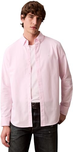 Calvin Klein Herren Ls Solid Oxford Classic Shirt Lv140em125 Andere Hemden (1er Pack)