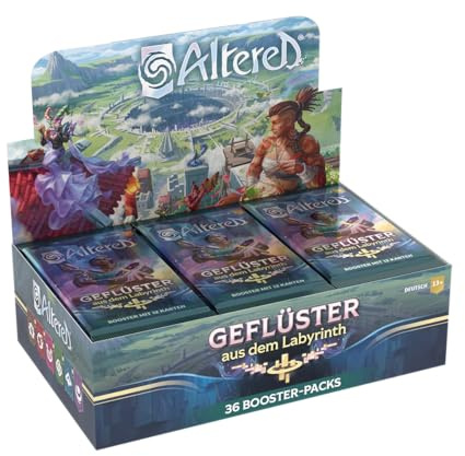 EQUINOX Altered Geflüster aus dem Labyrinth Display mit 36 Booster, Umfangreiche Deck-Erweiterung für Altered, Strategisches Kartenspiel zum Sammeln, Ab 13 Jahren, 2 Spieler, 20 Minuten, Deutsch