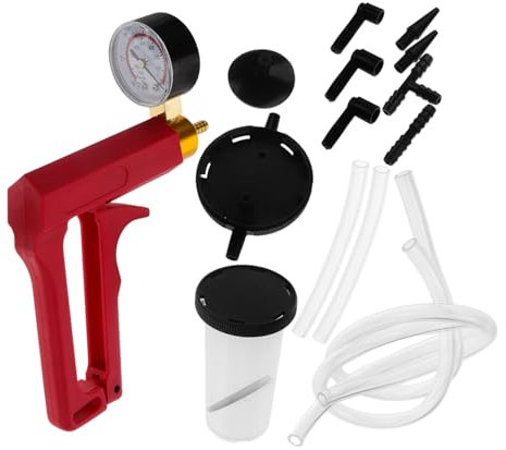 Cabilock Bomba De Vacío Manual para Purgar Frenos Kit De Purgador De Frenos Bomba Portátil