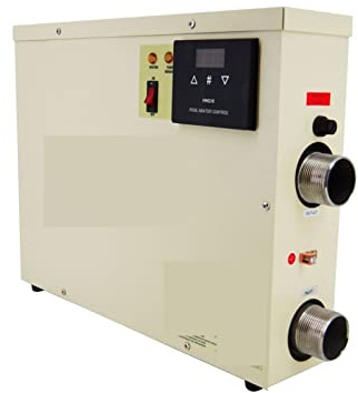 Riscaldatore per Piscina, 7. 5KW Touch scenezzatore Elettrico for Lo scaldacqua Impermeabile, Riscaldamento Estremamente Veloce, con Interruttore di Protezione ad Alta Temperatura
