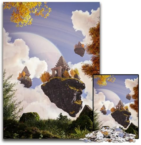 Cosmic Sanctuary 1000TeilePuzzle für Erwachsene Puzzles für Erwachsene mit hohem Schwierigkeitsgrad Denksportaufgabe für Teenager 1000 Teile (75 x 50 cm)
