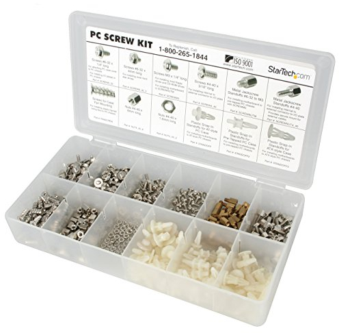 StarTech.com Kit assortimento di viti PC , Viti, dadi e separatori (PCSCREWKIT)