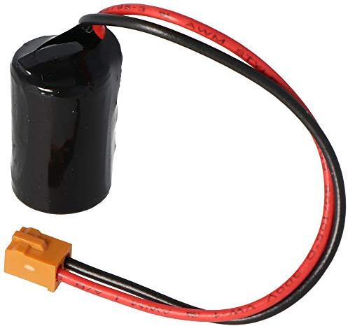 CPM2A-BAT01 Batterie kompatibel mit die Batterie Omron CJ1, CPM2A, CQM1H, NS7 mit Stecker braun