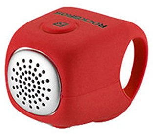 SGerste Radfahren, 90 dB Elektrische Horn Wasserdicht Fahrrad Lenker Silica Gel Bike Glocken, schwarz (Rot)