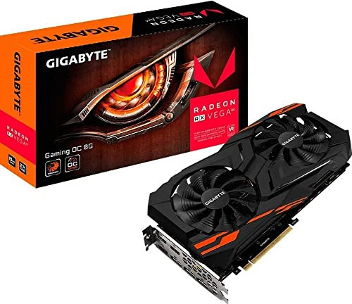 Gigabyte Radeon RX Vega 64 8 GB Grafikkarte – Schwarz