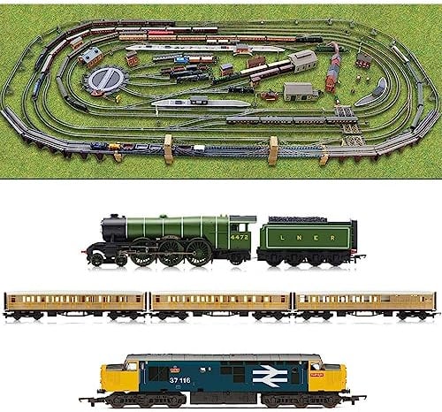 HORNBY Digital Train Set HL12 Layout - Multi Track with 2 Trains & Turntable