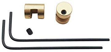 MYIW Thumb Stud 0.35 x 0.28 Thumb Stud + Hex Wrench,Thumb bar Push Button Pack of 2 Sets (brass)