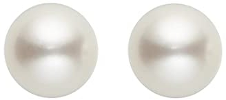 CHRIST Damen-Ohrstecker 925er Silber rhodiniert Süßwasserperle One Size 87475034
