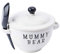CGB Giftware | 'Mummy Bear' Porridge Bowl and Spoon | Loft Range | Made from Stoneware | Capacity 350ml | GB03752