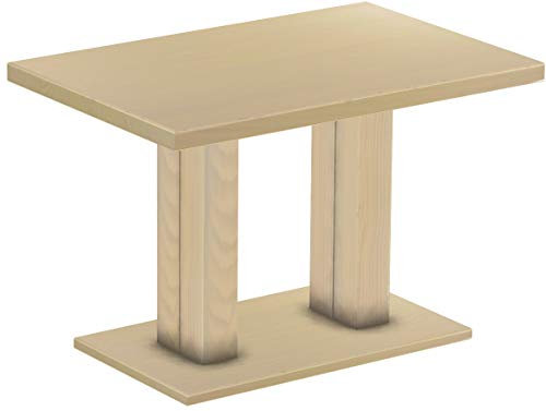 B.R.A.S.I.L.-Möbel Brasilmöbel Säulentisch Rio UNO 120x80 cm Birke Tisch Esstisch Pinie Massivholz Esszimmertisch Holz Küchentisch Echtholz Größe und Farbe wählbar