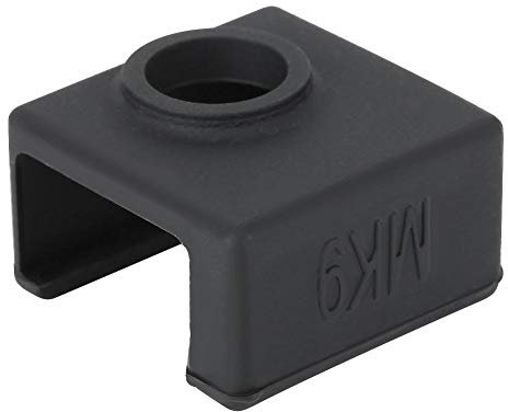 Wendry Silikonabdeckung, 5 STÜCKE E3D-V6 MK8/MK9 Heizung Aluminiumblock Silikon-Schutzhülle 3D-Druckerteile (280 ° C hält hohen Temperaturen Stand, verlängern die Lebensdauer der Heizung)