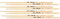 Vic Firth Bacchette per Batteria Serie American Classic 7A Hickory Americano Punta di Legno 4 x paia pacchetto di valore