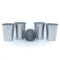 Intirilife 5x gobelets empilables en acier inoxydable de 155 ml - Camping Outdoor Métal Tasse Verre Gobelet de voyage - réutilisable, incassable BAP-free sans plastique adapté aux enfants