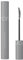 rom&nd HAN ALL FIX MASCARA 4 colorsㅣIntense Länge, Volumenverstärkend, Wasserdicht, Kein Abblättern, 7gㅣ0.25oz (L01 Long Black)