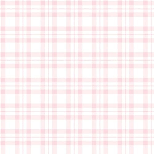 Tiny Tots 2 - G78396 - Papier peint de couleur rose à motif écossais