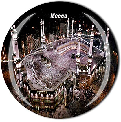 Mekka-Arabien-Kühlschrankmagnet, Kristall, Touristen, Souvenir, Geschenk-Kollektion, Kühlschrank-Magnet-Aufkleber