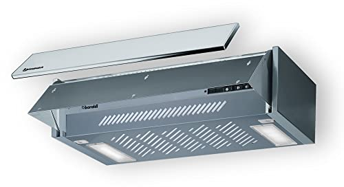BARALDI Cappa Cucina Filtrante Sottopensile 45 cm - COMPOSITA 45 (Bianco)