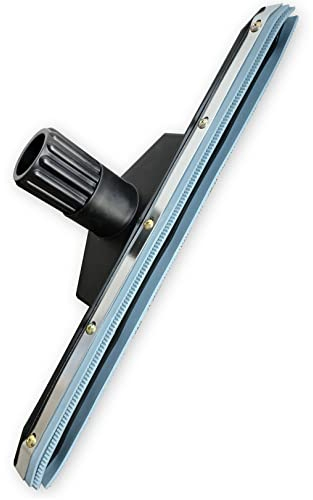 Doctor San - Sanierungstechnik Wassersaugdüse Nass-Trockendüse Wasserdüse Gummilippen für Industriesauger AnschlussØ 36mm schwarz Chrom