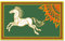 Lord Ring Rohan-Flagge, Banner 91 x 152 cm, Polyester mit 2 Messingösen, lebendige Farben, HD-Druck, Innen- und Außenbereich, Raumdekoration, Männerhöhle