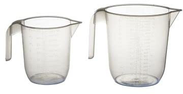 Set of 2 Sure Grip Measuring Jugs