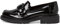 Jana Damen Loafer ohne Absatz Elegant Vegan, Schwarz (Schwarz), 38 EU