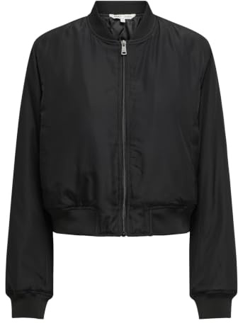 ONLY Damen Blousonjacke ONLALMA Bomber OTW NOOS, Schwarz,L