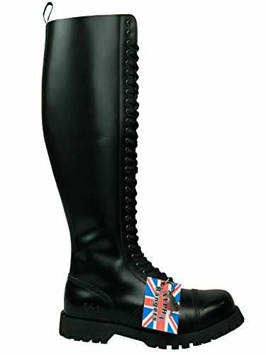 Alpha Rangers 30-loch Boot Ranger Festival Army Gothic Leder Springerstiefel NEU
