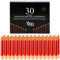 Wordsworth & Black Fountain Pen Ink Refills - Set of 30 Orange Ink Cartridges - International Standard Size - Length APPR 2.3 - Base Diameter APPR 0.24 - Disposable and Generic