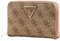 GUESS Laurel SLG Medium Zip Around Wallet Latte Logo