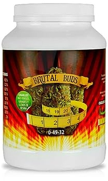 GROWMANIA Fertilizante Brutal Buds 3,5 KG | Aditivo Floración Cogollos Grandes y Densos | Abono Plantas y Cultivos Aumento de Resina | Engorde de Cogollos