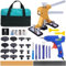 Dellen Reparaturset Dent Puller Set - Dellen Reparatur Ausbeulwerkzeug, Auto Paintless Dent Removal Kit, DIY Golden Lifter für Fahrzeug Dellen/Tür Dings/Hagel Schaden Entfernen