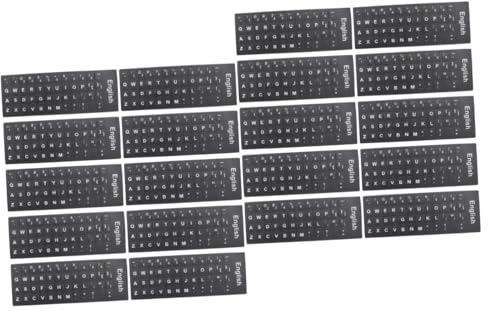 Gatuida 20 Stk Tastaturaufkleber Tastatur Aufkleber Russische Tastaturhaut Des Notizbuches Notebook-tastaturabdeckung Sticker-bombe-tastatur Geschenk Pvc Weiß Ersetzen Gehäutet Student