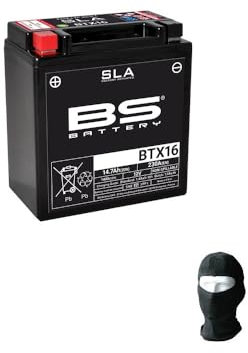 COMPATIBILE CON BMW R RT 1250 anno 2019 al 2022 BATTERIA YTX16 BS BTX16 SLA GIÀ PRONTA E CARICA PER L'UTILIZZO BATTERIE 14AH AMPERE 12VOLT MOTO SCOOTER 150X87X161MM
