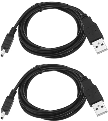 ECSiNG 2 Stück USB-Ladekabel Taschenrechner USB Datenkabel Ladekabel Kompatibel mit Texas TI-84 Plus CE TI Nspire CX CAS Grafikrechner USB-Kabel-Ersatz