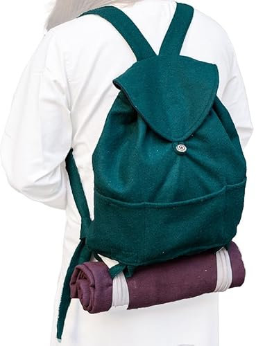 Burgschneider - Rucksack Robin - Grün (Standard, Unisex, Wolle) Mittelalter, Fantasy - Medieval Inspired Fantasy Costume