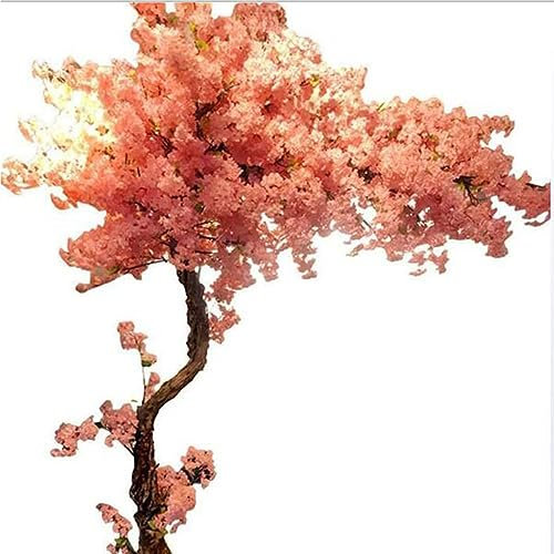 Albero Artificiale di Ciliegio in Fiore, Albero di Ciliegio Arco Rosa Finto Fiore per Ufficio Camera da Letto Living Party DIY Wedding Decor,1.8 * 1.3 m