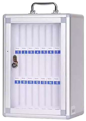 Boitier De Gestion Téléphone Étudiant Armoire De Rangement Mobile pour École Portable Casier Téléphonique pour Salle De Sport Armoire Téléphonique Bibliothèque Boîte Rangement(24 Bits)