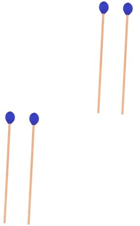 Hoement 2paare Marimba Schlägel Hochwertigem Ahornholz Mit Rutschfester Oberfläche Für Percussion-instrumente Wie Xylophon Und Zungentrommel Für Anfänger Und
