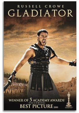 MIMOCATO Filmposter Gladiator (2000 Film) TV-Serie, Kunstposter, Druck, Poster für Hausbau, ästhetische Dekoration, Leinwand, Wandkunst, Schlafzimmerdekoration, 30 x 45 cm, ungerahmt, 22