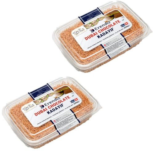 Pufai Kadayıf tostato pronto all'uso per cioccolato Dubai, Kadayıf tostato, Kadayıf pronto all'uso Kadaifi, filo di pasta per capelli d'angelo Kataifi 200 grammi x 2 pezzi
