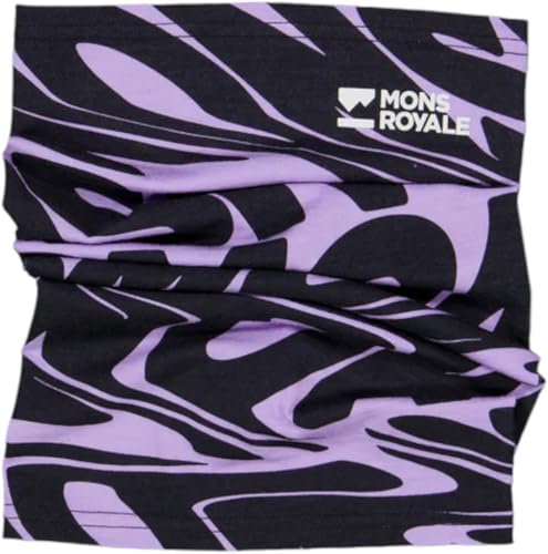 Mons Royale Daily DOSE Merino Flex Neckwarmer 2025 Signal Lost Lupin