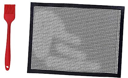 Mipcase Tapis De Cuisson En Maille Pour Barbecue - Tapis De Barbecue Extérieur Amovible - Revêtement Sans Feuille - Idéal Pour Les Barbecues Les Pique-niques Le Camping Et Les Fêtes