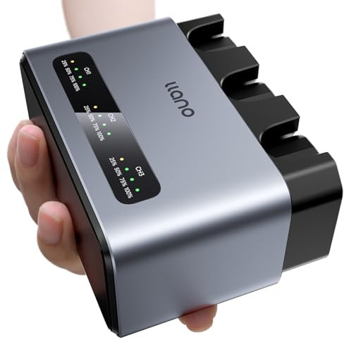 llano Pack de 3 Batteries EN-EL15C et Chargeur Rapide 30W pour Nikon Z8,Z7II,Z5II,ZF,Z6III,D850,Z7,Z6II, Z6,D7500,D750,D7200, Aluminium dissipant la Chaleur, Charge complète en 2,8 Heures, écran LED