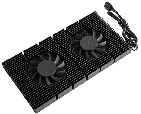 GPU Backplate Cooling Lüfter Sturdes Aluminium -Legierungskühlkörper für RTX 3090 3080 3070, Langes Lebensdauer für Spieler
