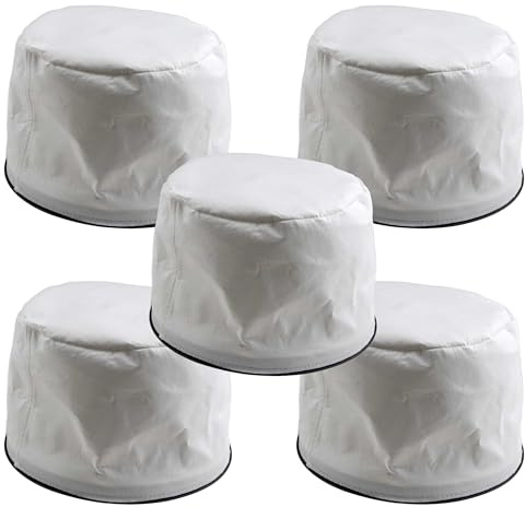 vhbw 5x Filterelement Ersatz für Thomas 787222 für Nass-/Trockensauger - Feinstaubfilter 32x20cm Polyester/Kunststoff/Filtervliesstoff