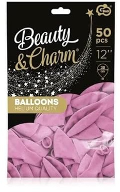 Luftballons Beauty & Charm Nudeln Flieder 30 cm 50 Stück