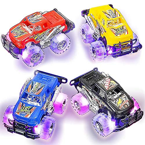 ArtCreativity Light Up Monster Truck Toys for Toddler Boys, Toy Cars Gift