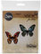 Sizzix 661802 Thinlits Stanzen Set 4 Stück - Detaillierter Mini Schmetterlinge von Tim Holtz, Stahl, Mehrfarbig, 19.10 x 14.4 x 0.4 cm